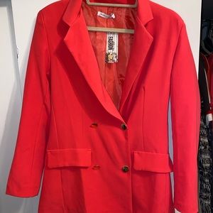Pink Blazer (color is more neon pink/organge)